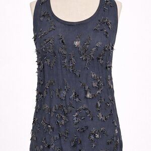 Stella McCartney Navy Sleeveless Racerback Top | NWT | Designer Minimalist